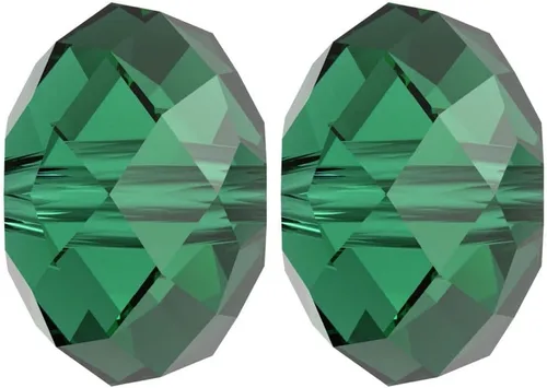 Miniatura 15 de Adabele - 100 cuentas de cristal Rondelle sueltas facetadas austriacas de 0.315 pulgadas (0.315 in), espaciador de sol naranja compatible