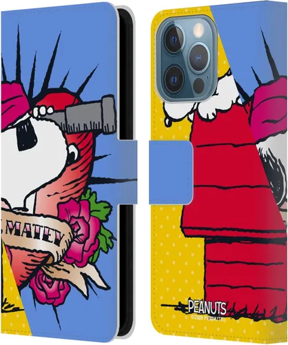 Miniatura 54 de Head Case Designs Funda de piel con licencia oficial de Peanuts Snoopy & Woodstock Balloon Halfs and Laughs para Apple iPhone 7/8/SE 2020 y 2022