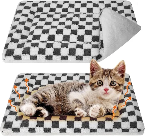 Miniatura 20 de VitalCozy Paquete de 2 tapetes autocalentables para gatos, almohadilla autocalentable, reversible, lavable a máquina, refleja el calor corporal