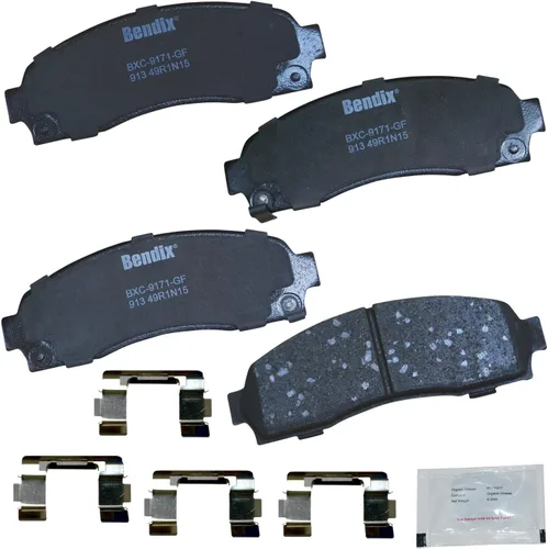Miniatura 112 de Pastillas de freno delanteras cerámicas Bendix Priority1 CFC2302 para Hyundai Elantra 2021, Sonata 2022-2020, Kia K5 2023-2021