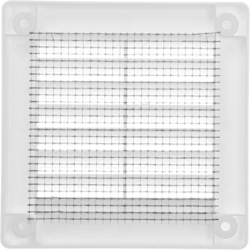 Miniatura 6 de Vent Systems 3 x 3 pulgadas (dimensiones de apertura) - Cubierta de ventilación de plástico blanco Soffit - Rejilla de ventilación cuadrada plana
