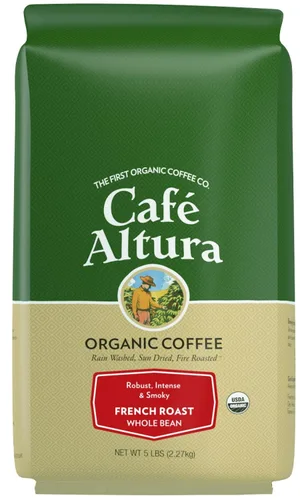Miniatura 12 de Café Altura - Café orgánico en grano entero, expreso, bolsa de 5 libras