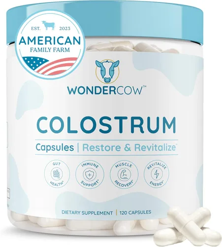 Miniatura 14 de WONDERCOW Polvo de Suplemento de Calostro para la Salud Intestinal, Apoyo Inmunológico, Recuperación Muscular y Bienestar Superalimento Natural