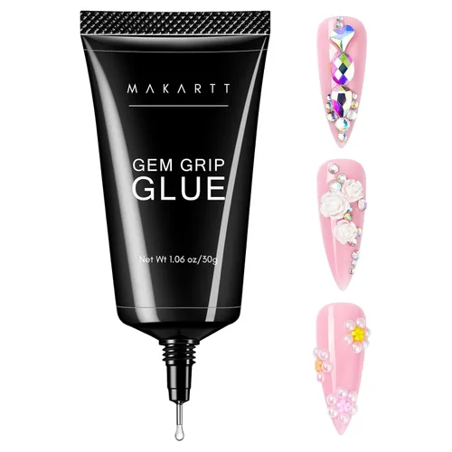 Miniatura 11 de Makartt 3D Gel de Arte de Uñas para Esculpir: Gel de Uñas 3D Multifuncional de 15g Transparente 3-en-1 para Moldear y Pintar Diseños de Uñas