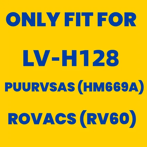 Miniatura 2 de Paquete de 4 filtros de repuesto LV-H128 compatibles con purificadores de aire LEVOIT LV-H128 / PUURVSAS (HM669A) / ROVACS (RV60), capa media, capa