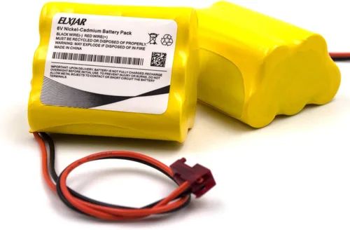 Miniatura 7 de Paquete de 5 baterías Ni-Cd de 6 V AA de 600 mAh compatibles con Sure-Lite 026-149, SL026-149, S/L 026-149, ANIC1204, Energizer 41B020AF17201