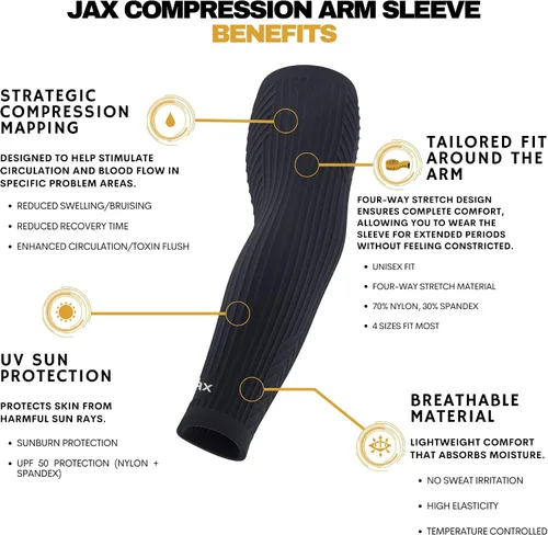 Miniatura 3 de Jax Baseball Arm Sleeves - Youth and Adult