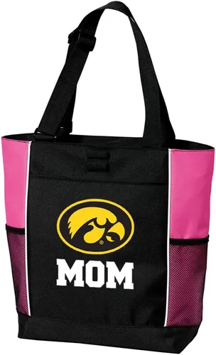 Miniatura 3 de Iowa Hawkeyes Tote Bags University of Iowa Totes Beach Pool Or Travel Hawkeyes Logo, 600D Polyester Canvas, Adjustable Web Handles, Front Pocket