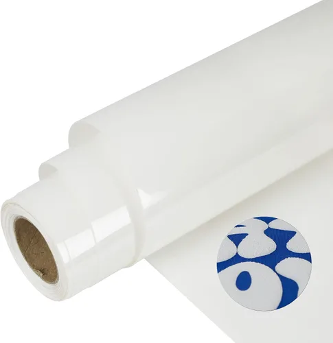 Miniatura 9 de guangyintong Rollos de vinilo de transferencia de calor azul 3D, 12 pulgadas x 8 pies, vinilo azul para planchar para camisetas, vinilo HTV