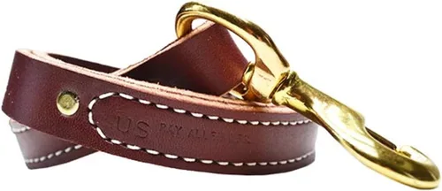 Miniatura 2 de Ray Allen Leather Latigo Traffic Lead (correa de perno, 11")