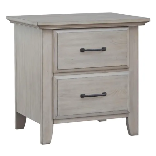 Miniatura 6 de Soho Baby Chandler Premium - Mesita de noche con 2 cajones, color gris grafito