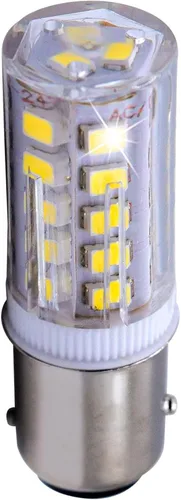 HQRP BAY15d Bombilla LED de repuesto para bombilla Ancor Marine 529340 529341 521158 521162 521166 529344 base de índice de contacto doble, 33LED