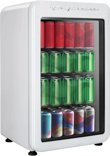 Miniatura 10 de Frigidaire Refrigerador compacto retro con puerta de vidrio, refrigerador de encimera de 3.2 pies cúbicos, esquinas redondeadas, premium