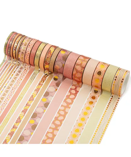 Miniatura 28 de Mr. Pen - Juego de cintas Washi de cuadrícula, 7 rollos, 0.6 pulgadas, cinta washi para diario, cinta decorativa, cinta de diario, cinta