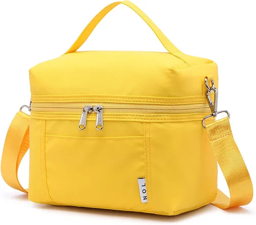Miniatura 22 de NOL Natural Organic Lifestyle - Loncheras aisladas para mujer, bolsa enfriadora, ligera, de nailon, impermeable, para el trabajo