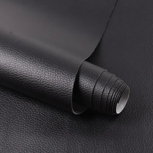 Miniatura 11 de Tela de cuero sintético de vinilo material impermeable marino 36 pulgadas de largo x 55 pulgadas de ancho 0.024 in de grosor, hojas de cuero de Beige