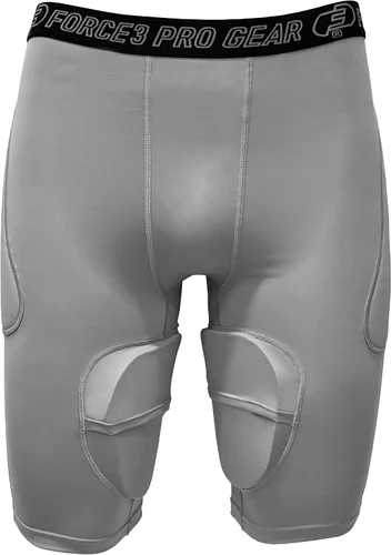 Miniatura 2 de Pantalones cortos de compresión con protección para muslos con Dupont Kevlar