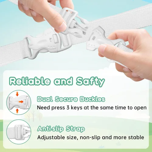 Miniatura 4 de DRQ Chaleco de natación para niños pequeños, flotadores para niños de 22 a 66 libras, chaleco salvavidas para niños con arnés de hombro con alas
