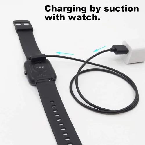 Miniatura 3 de Cables de carga para reloj inteligente compatibles con IDW25 de 1.83 pulgadas BOOOMIC KALINCO Mikego Smart Watch, paquete de 2