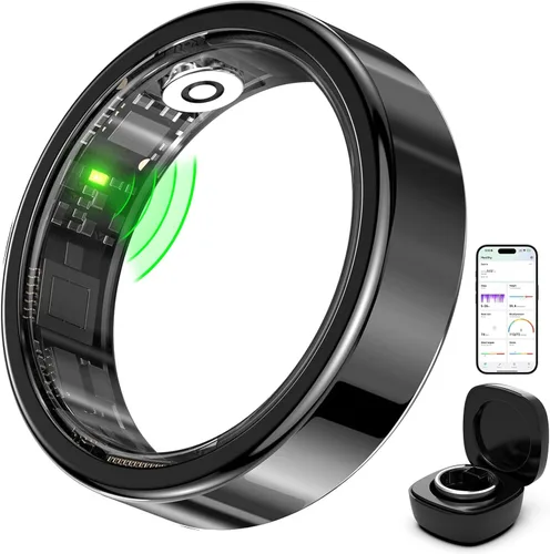 FitElf 3 Pro Smart Ring—Rastreador de salud y fitness para mujeres y hombres | Monitor de frecuencia cardíaca, sueño y presión arterial |