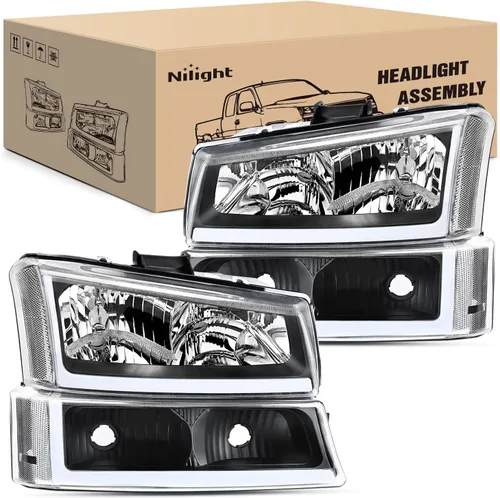 Miniatura 26 de Nilight Conjunto de luz trasera para Chevy Silverado 1500 1500HD 2500 2500 2500HD 3500 2007 Chevrolet Classic OE estilo pasajero lámpara trasera