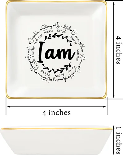 Miniatura 5 de JoycuFF Regalos religiosos para mujeres, regalos espirituales cristianos, platos de joyería, regalos para mujeres, niñas, adolescentes, regalos