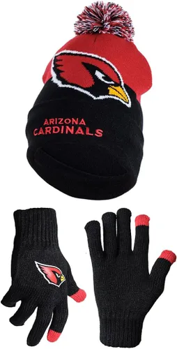 Miniatura 48 de Ultra Game Adults NFL Official Super Soft Winter Beanie Knit Hat With Warm Touch Screen Gloves Color del equipo 2