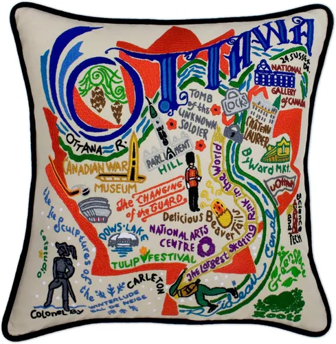 Miniatura 26 de Catstudio Almohada decorativa bordada a mano de Texas