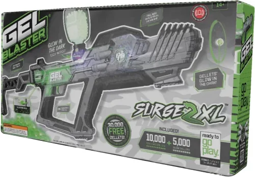 Miniatura 2 de Gel Blaster Surge XL 2 con Activador de Brillo Starfire Integrado – Juguete GelBlaster Mejorado con Rango de Más de 150 Pies – Munición de Perlas