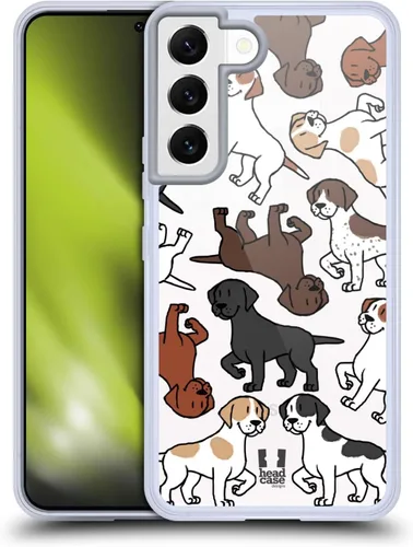 Miniatura 9 de Head Case Designs Funda de gel con 3 patrones de raza de perro de pastor australiano [protección de grado militar] compatible con Samsung Galaxy S22