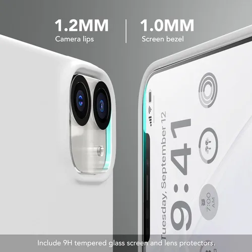 Miniatura 225 de GONEZ Funda de silicona para iPhone 15 Pro Max, compatible con Magsafe, protector de cámara + protector de pantalla, forro de microfibra suave