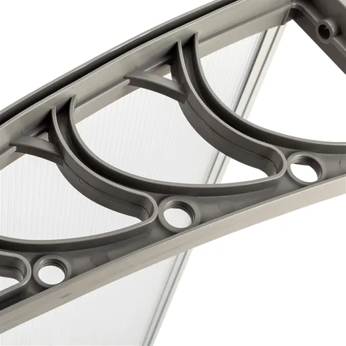 Miniatura 5 de Toldo para ventana, cubierta de policarbonato para exteriores, para puerta delantera al aire libre, patio, protección contra rayos UV, lluvia, Toldo