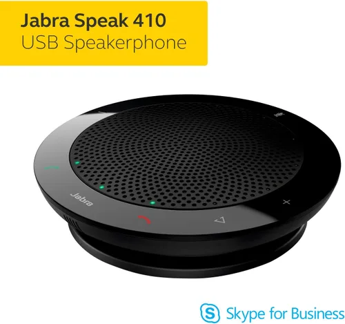 Miniatura 2 de Jabra Altavoz con cable Speak 410 para softphones, optimizado para MS, fácil configuración, altavoz USB portátil para celebrar reuniones