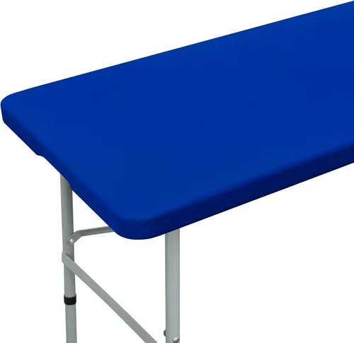 Miniatura 28 de NEWISHER Mantel rectangular ajustable de 20 x 30 pulgadas, mantel elástico para mesa de 2.5 pies, funda de mesa de elastano elástica negra, cubierta