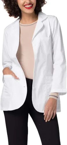 Miniatura 2 de Adar - Abrigos de laboratorio universales para mujer, corte princesa, 30 pulgadas, abrigo de laboratorio