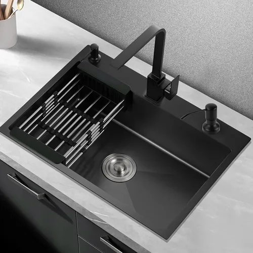 Miniatura 8 de Dispensador de jabón para fregadero de cocina, dispensador de jabón para fregadero con vástago roscado más largo, tubo de extensión de 47 pulgadas