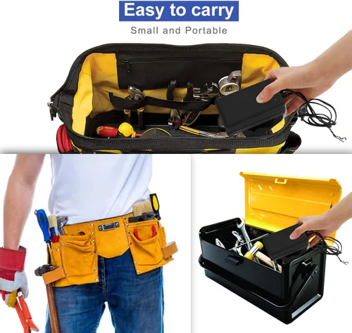 Miniatura 7 de Exmate Cargador de batería de litio de 12 V compatible con Black and Decker BL1110 BL1310 BL1510 LB12 LBX12 LBXR12 12V batería estilo Pod