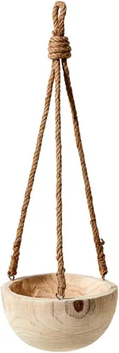 Miniatura 8 de Serene Spaces Living Paulownia Cuenco Redondo de Madera – Cuenco de madera decorativo hecho a mano para decoración, fiestas, bodas, centro de mesa