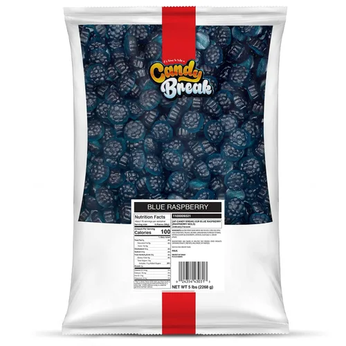 Miniatura 18 de Candy Break Fruity & Sweet Blue Sharks Bolsa de 5 libras de tamaño compartido – Paquete de caramelos masticables a granel – Snacks para niños