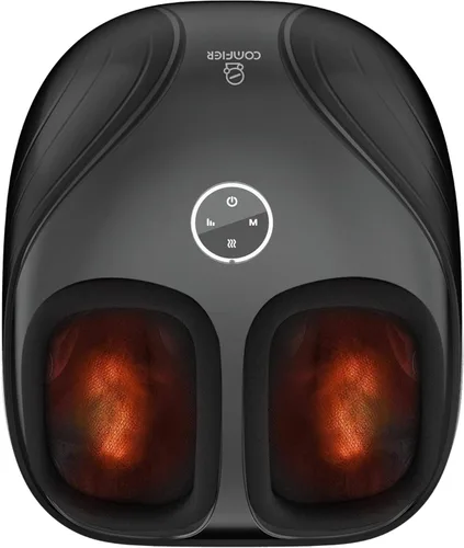 Miniatura 13 de COMFIER Shiatsu - Masajeador de pies con calor, vibración, máquina de masaje de pies de compresión rodante para fascitis plantar, dolor neuropatía