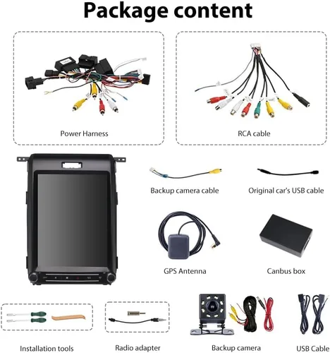 Miniatura 9 de SEICANE Radio Estéreo para Ford F150 2013 2014, Sistema Android Pantalla Táctil de 12.1 Pulgadas, Carplay Android Auto Navegación GPS, 8 Núcleos 4G