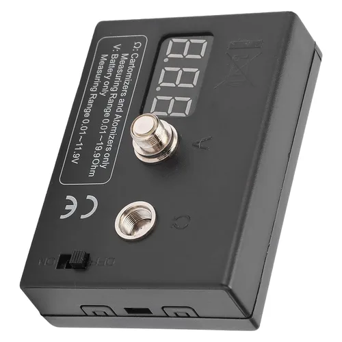 Miniatura 6 de Probador de resistencia de bobina, función de quema de cableado exacta Pequeño medidor de OHM de alambre de error para bricolaje