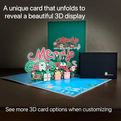 Miniatura 4 de Foto de Cristal 3D, Regalo Personalizado de Navidad, Regalos de Imagen Personalizada con Tu Propia Foto para Navidad, Día del Padre, Cumpleaños