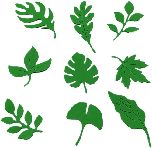 Miniatura 3 de Troqueles de metal para cortar hojas de 9 piezas, troquelados de hojas de arce y ginkgo, plantillas de relieve y plantillas para álbumes de recortes