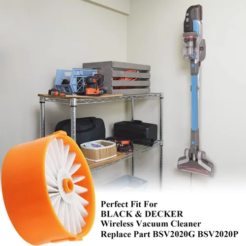 Miniatura 5 de Filtro de repuesto para aspiradora inalámbrica Black & Decker Powerseries Extreme para BSVF1 BSV2020 BSV2020G y BSV2020P. Reemplazar el número