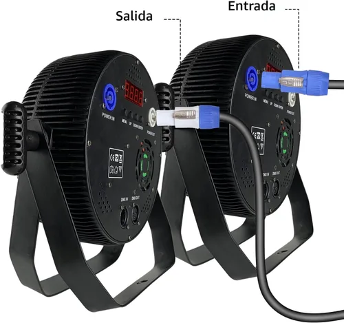 Miniatura 4 de Cable de alimentación PowerCon de 3 pines, entrada a salida, cable de extensión de alimentación de 12 AWG, se adapta a luz de escenario, haz