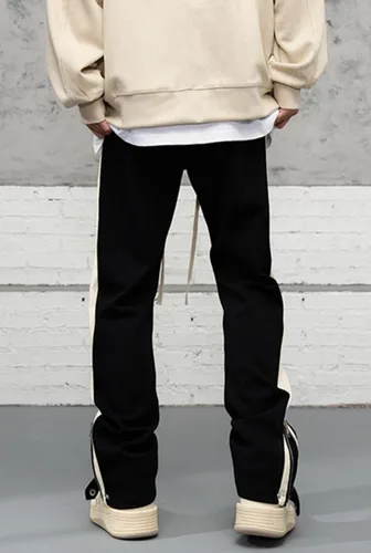 Miniatura 21 de Pantalones deportivos de gamuza sintética para mujer, pantalones de baile acampanados para hombre