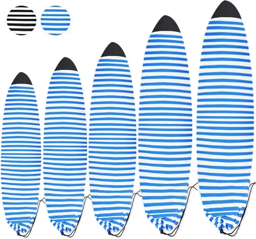 Miniatura 11 de Funda de calcetín para tabla de surf, bolsa elástica ligera para protección solar, funda plegable para calcetines de tabla de surf, perfecta