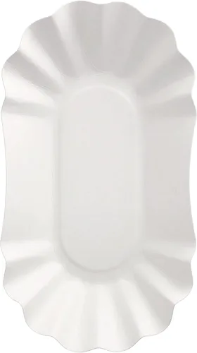 Miniatura 4 de PAPSTAR Pure 11273 250 - Recipiente ovalado de cartón (4.1 x 6.9 x 1.2 in), color blanco