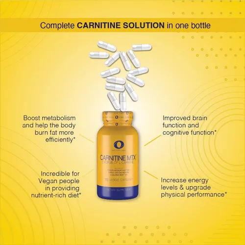 Miniatura 2 de Infinite Labs L Carnitina 1000mg MTX - Mezcla de aminoácidos de fumarato de carnitina, L-carnitina L-tartrato, acetil L-carnitina, L-carnitina HCL